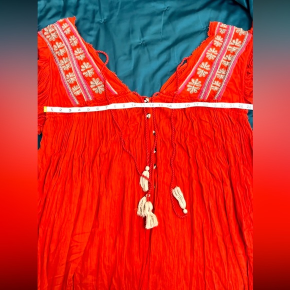 Free People Womens Will Wait for You Boho Floral Maxi Dress - Picture 7 of 11